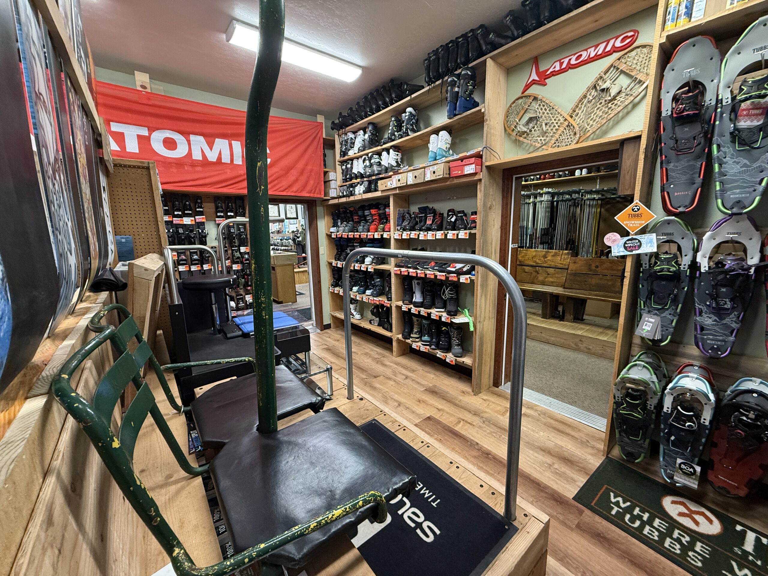 Boot Fitting Area